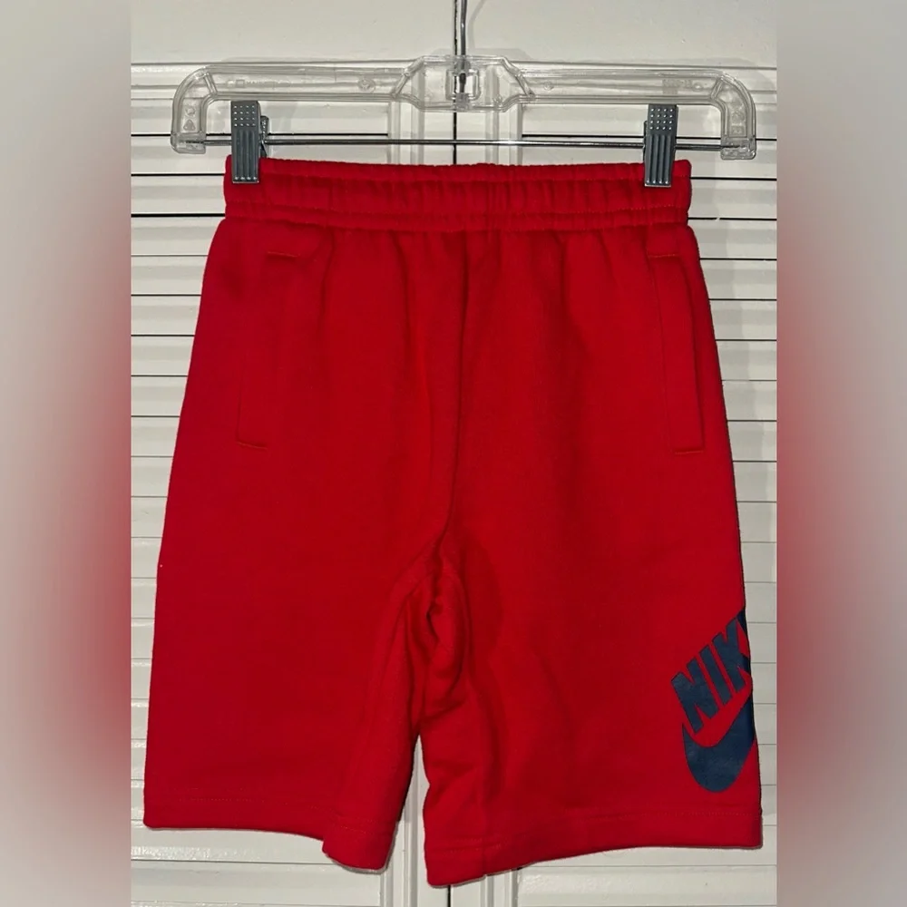 Nike SB Skateboarding Boys French Terry Red Sweat Shorts‎ Size 6X/7
